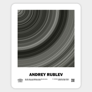 minimal_Andrey Rublev Abstract Circular Art Movie Sticker